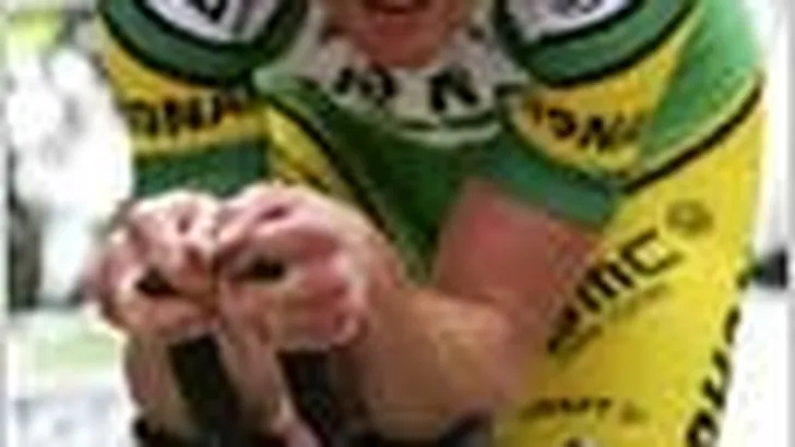 Landis pakt leiding in Californië