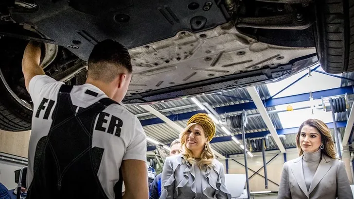 Máxima en Rania: grijs maar niet grauw