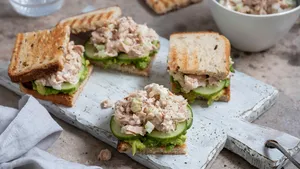 Zelfgemaakte tonijnsalade