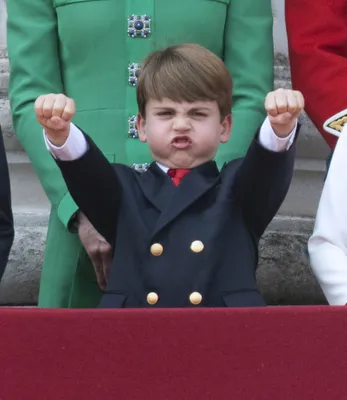 Prins Louis bij Trooping the Colour in 2023.