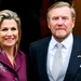 Máxima en Willem Alexander bij de nieuwjaarsreceptie