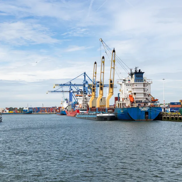 De Rotterdamse haven, waar de corrupte douanier werkte