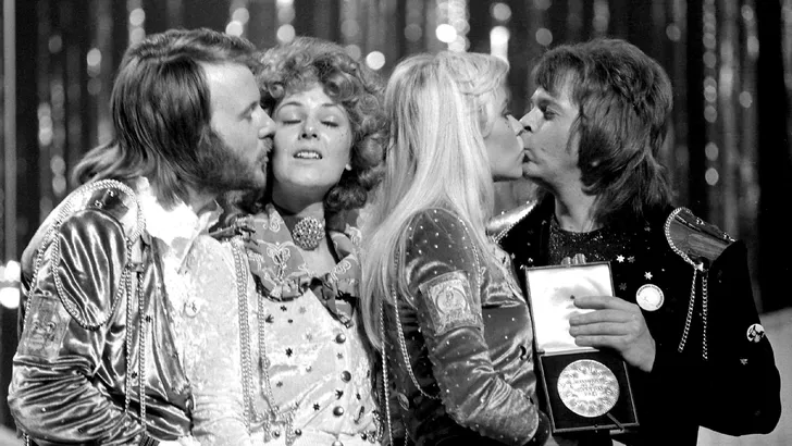 Abba congratulate each other
