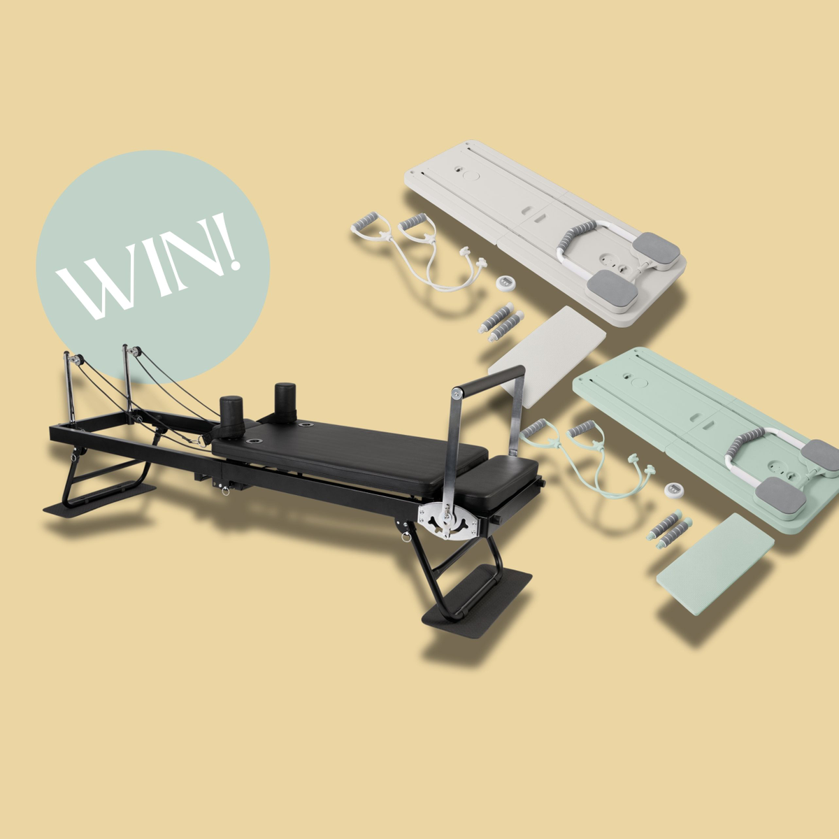 WIN: Haal de pilatesstudio in huis met een complete reformer én sporttas vol proteïne van ALDI