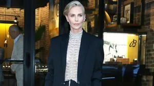 Charlize Theron at the Breitling Meatpacking Boutique Ribbon Cutting