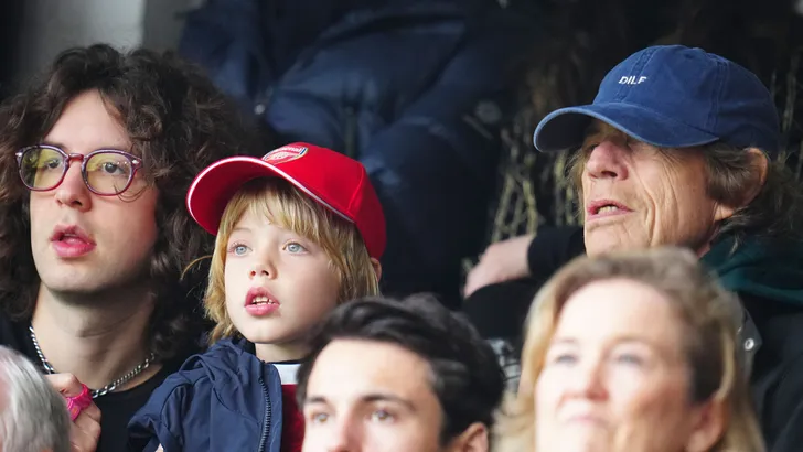 Mick Jagger en zoon Deveraux 2023