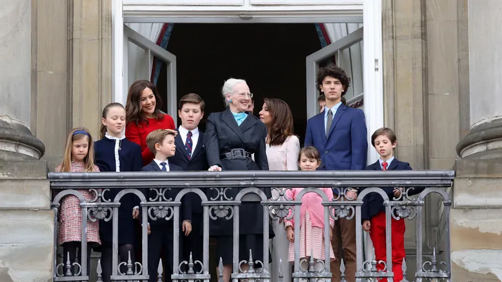 Koningin Margrethe viert verjaardag met balkonscène