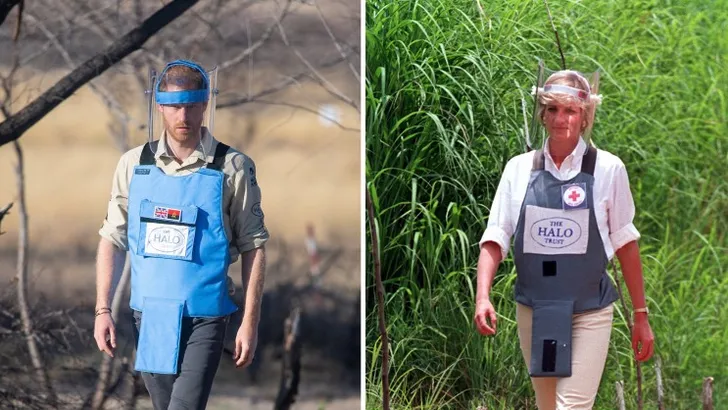 Prins Harry bracht ode aan zijn moeder in Afrika