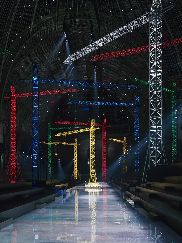 Het indrukwekkende decor in het Grand Palais in Parijs 