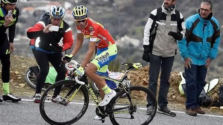 Contador slaat slag op Alto de Hazallanas