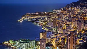 Een luchtfoto van Monaco