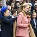 Prinses Amalia bij de doop van het schip Den Helder