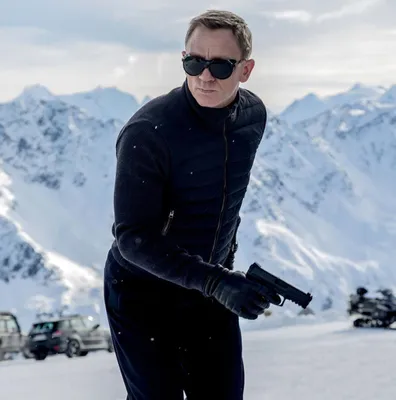 Hoog in de bergen in Spectre (2015).