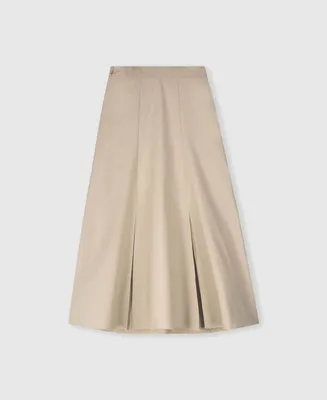 Skirt with high slits