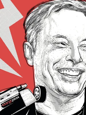 Illustratie Elon Musk