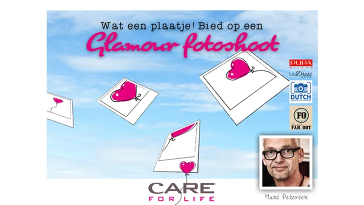 Online veiling: fotoshoot voor 6 vriendinnen