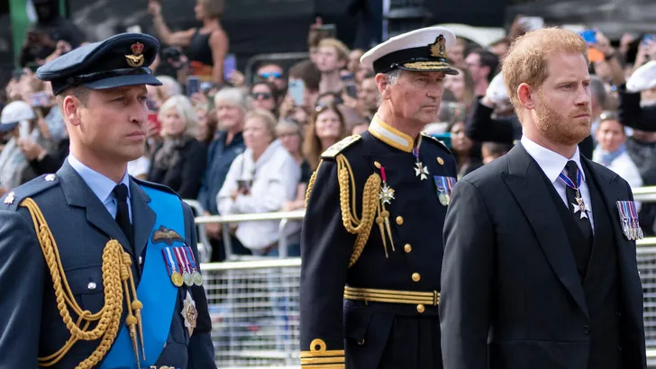 The Coffin Is Conveyed on a Gun Carriage from Buckingham Palace