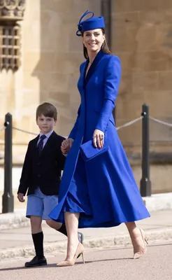 Prinses Kate straalde in vorstelijk blauw tijdens Pasen 2023.