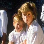 Prinses Diana en prins Harry