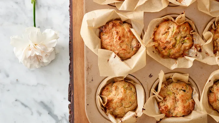 Recept: vegetarische courgette muffins