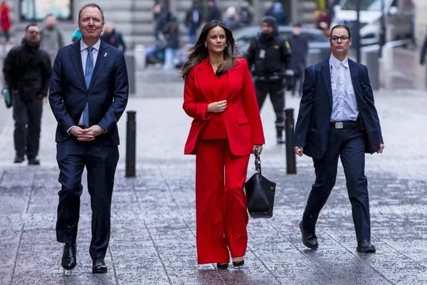 Sofia bij het Zweedse parlement