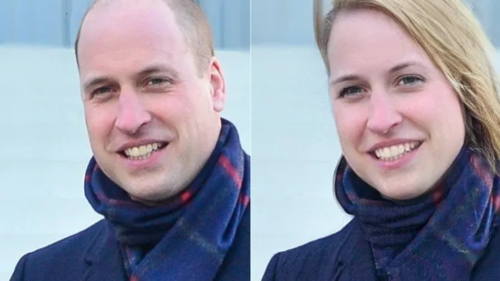 Grappig! Zo zou William eruit zien als hij Willa heette