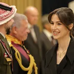 Prins Hussein en prinses Rajwa van Jordanië