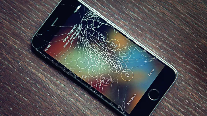 zelfhelend glas telefoon