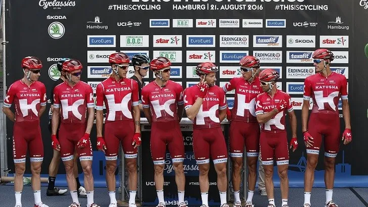 'Katusha ruilt Russische licentie voor een Zwitserse'