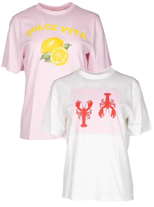 T-shirt print Studio J - €5,99