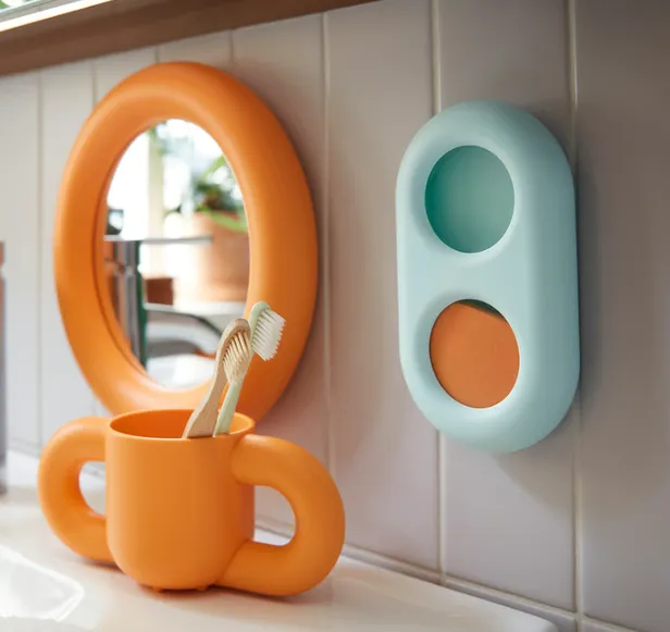 HUMLESJÖN - Timer met zuignap, turkoois - €3,99