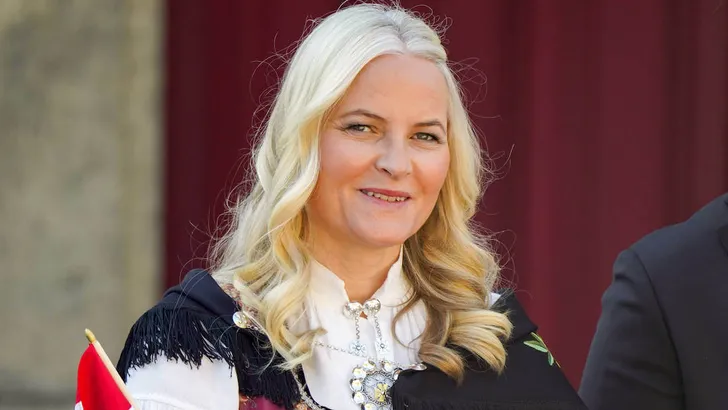 Princess Mette-Marit and Prince Haakon in Norway during ceremony