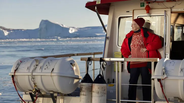 Koningin Margrethe geniet van Groenland 