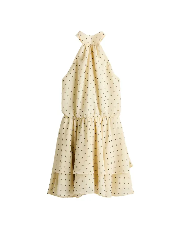 Halterjurk van chiffon