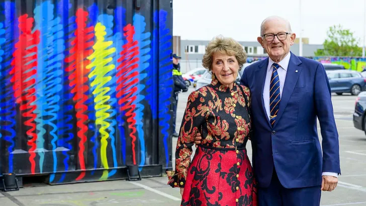 Jubileum prinses Margriet en Pieter van Vollenhoven – Foto van Margriet en Pieter uit april 2024.