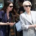 Anne Hathaway en Meryl Streep tijdens de opnames van The Devil Wears Prada 2 in New York