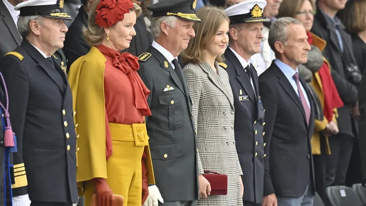 Koningin Mathilde en koning Filip trots op prins Gabriël 