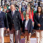 LA FAMILIA REAL DE MONACO EN LA FINAL DE ROLEX MONTECARLO MASTERS 2024