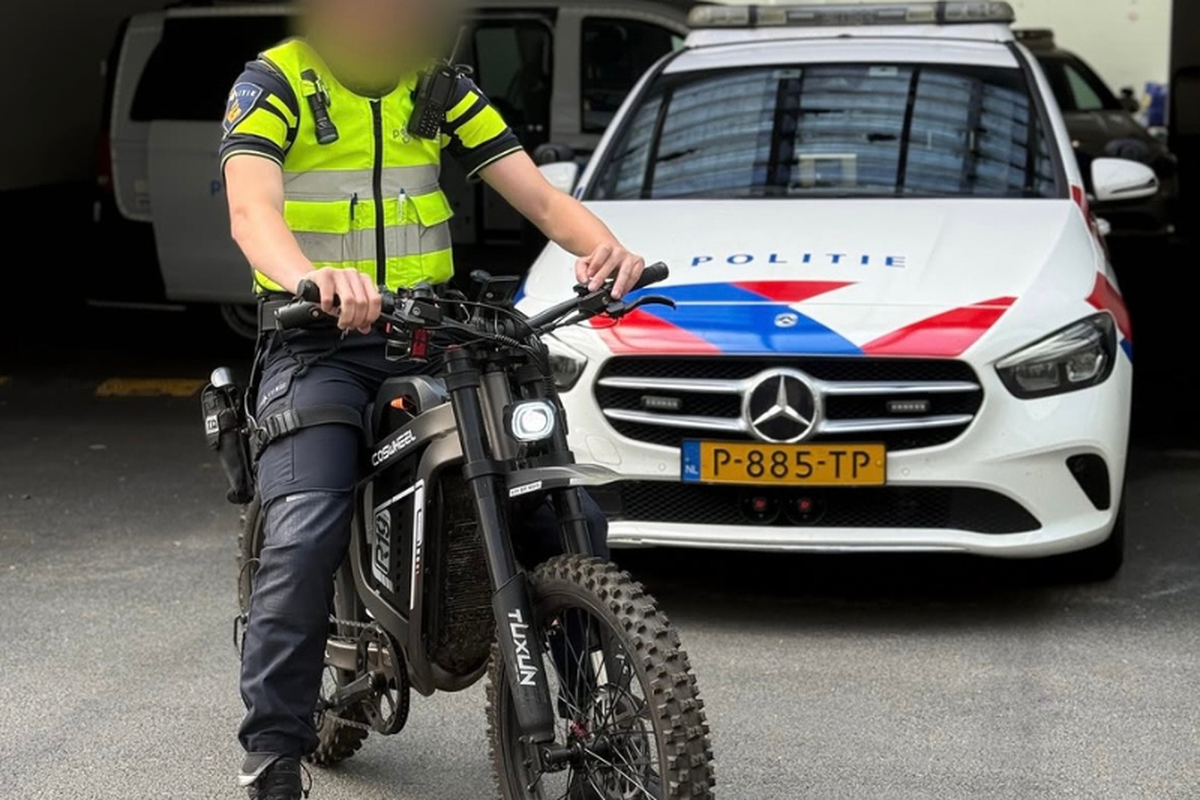 Deze fatbike tikte de 100 km/u aan bij controle