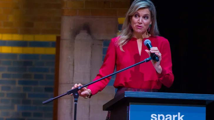 Máxima in kerstig rood