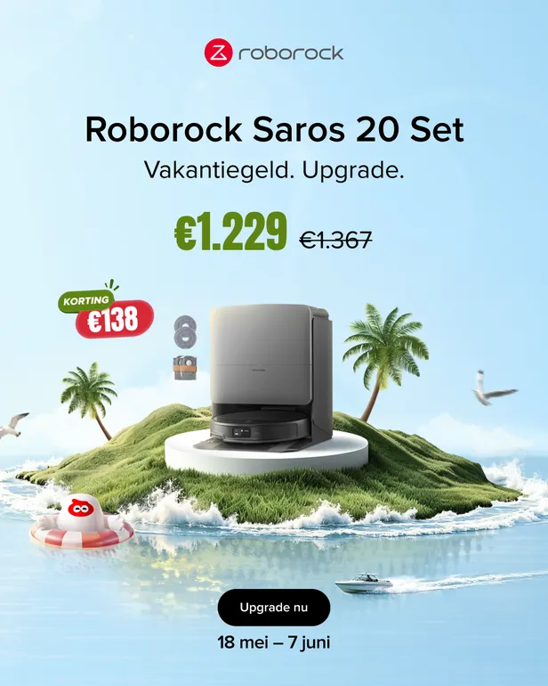 Roborock Saros 20  - Tijdelijk: €1.229 i.p.v. €1.367