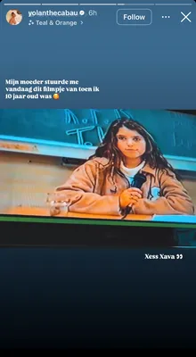 Yolanthe deelde deze schattige video via haar Instagram-pagina.