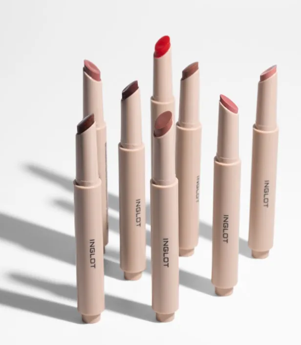 Productfoto van de collectie lippenbalsems van Inglot.