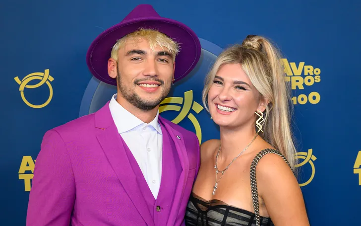 Joy en Daní uit B&B Vol Liefde op de rode loper bij het Televizier Ring Gala