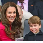 Kate en zoon Louis