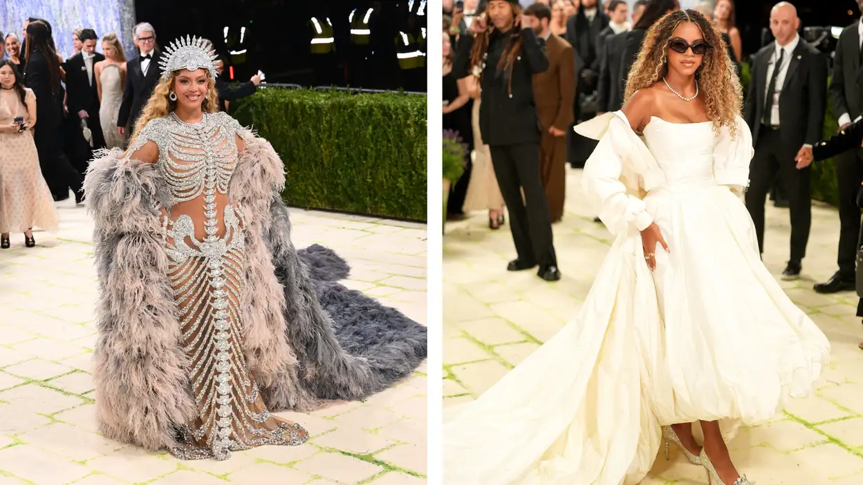 Beyoncé en Blue Ivy bij het Met Gala 2026.