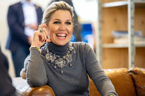 Máxima bezoekt Design Academy Eindhoven in 2024