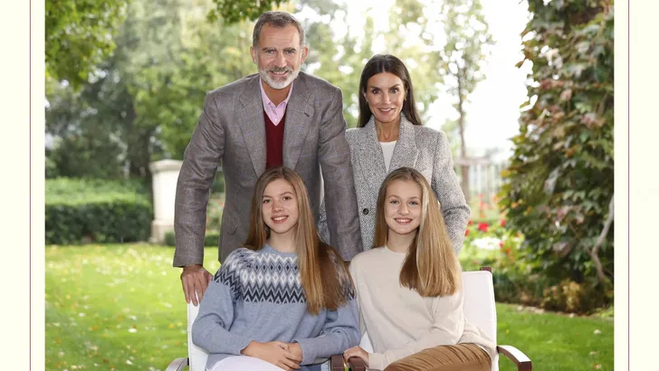 Spanish Royals Wish Christmas Card