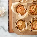 Recept: vegetarische courgette muffins