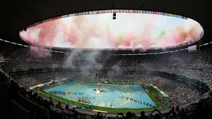 De opening van het WK-voetbal in Mexico.